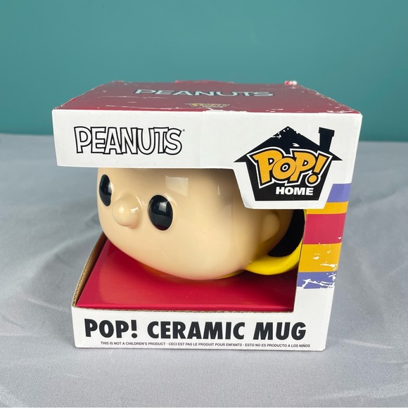 Funko Pop Home Charlie Brown Ceramic Mug Peanuts Collectible. - Picture 4 of 10